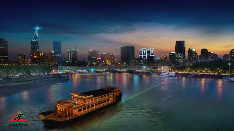 The night beauty of Ho Chi Minh City