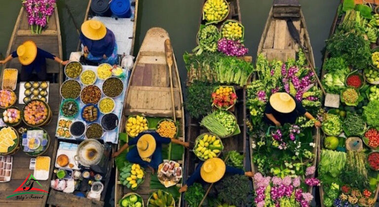 the unique beauty of Cai Be Floating Market in Tien Giang