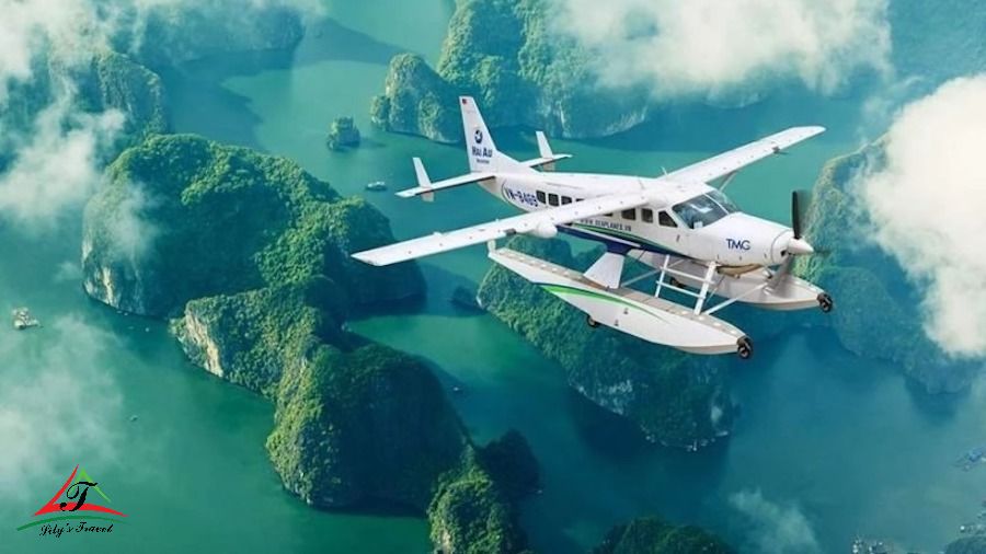 Travel by seaplane to see Ha Long Bay