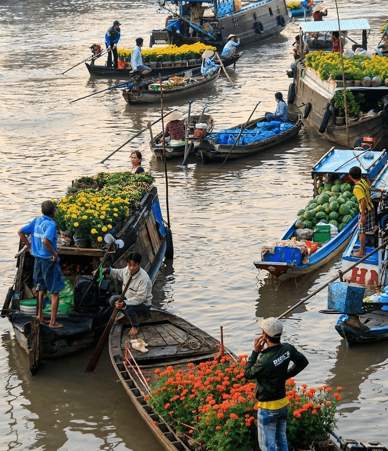 Best Time to See Can Tho Floating Markets