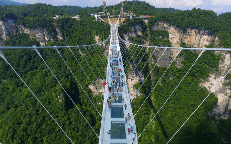 What is the Specialty of the Sapa Glass Bridge?
