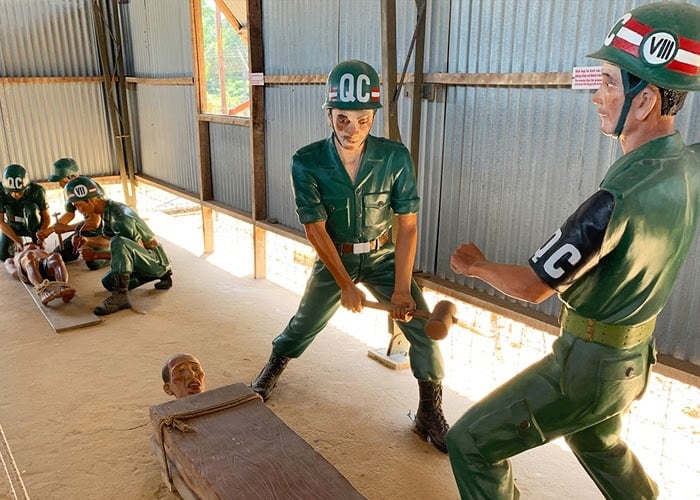 Restored model at B2 Section - Phu Quoc Coconut Tree prison (Credit: Collected)