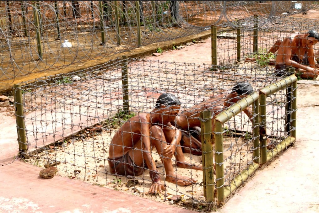 The notorious Phu Quoc Prison Tiger Cage 