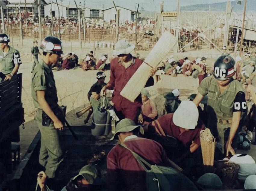 Phu Quoc prison real photos during Vietnam War time.