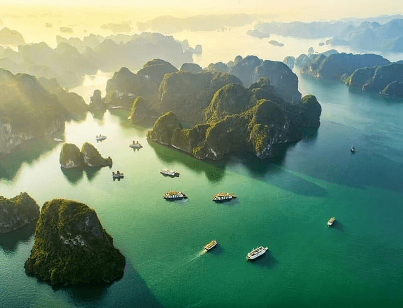 Summer in Halong Bay (June - September): Embrace Tropical Showers and Typhoon Awareness