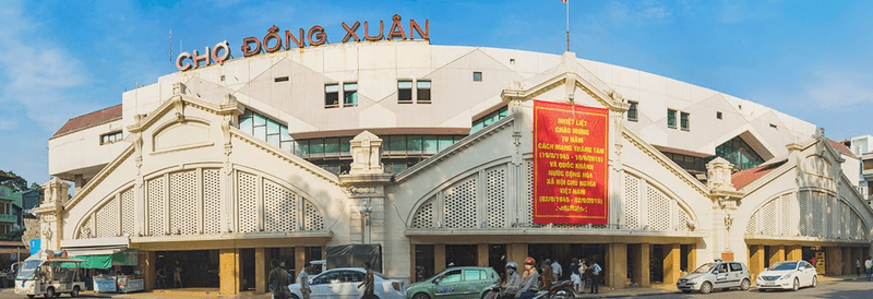 Architecture of Dong Xuan Market