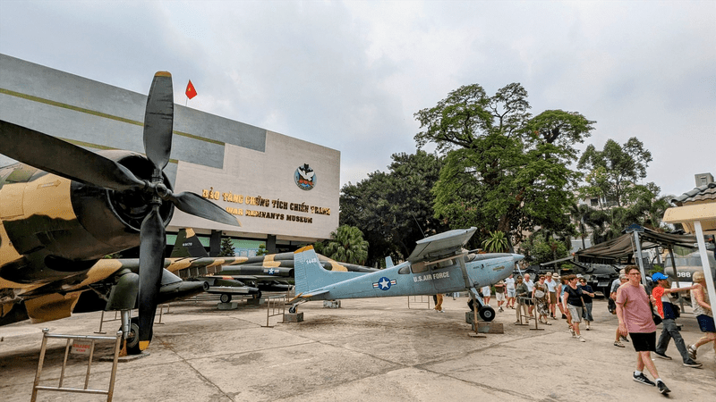 Explore Military Equipment in The Outdoor Exhibition