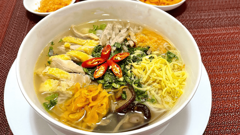 Bun Thang - Noodle Soup with Chicken, Pork, and Egg