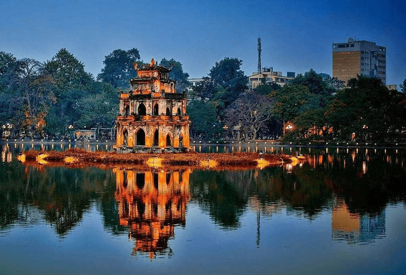 About Hoan Kiem Lake in Vietnam