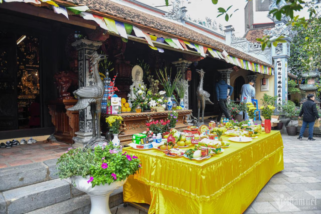 The main worship hall is very lively during festive seasons