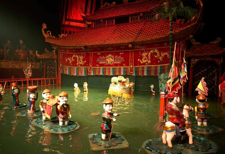 Thang Long Water Puppet Theater represents the artistry of Vietnamese culture