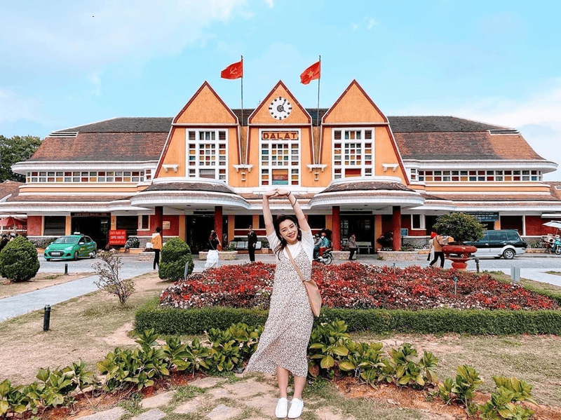 Take a train ride at the old Dalat Train Station