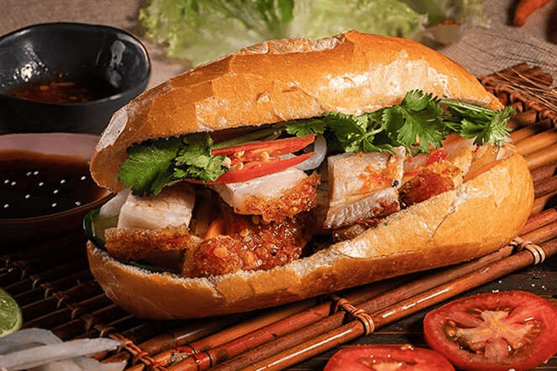 Banh Mi Heo Quay (Roasted Pork Bread)