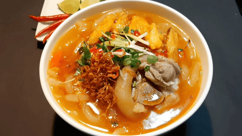 Vietnamese Thick Noodle Soup (Banh Canh Dalat)