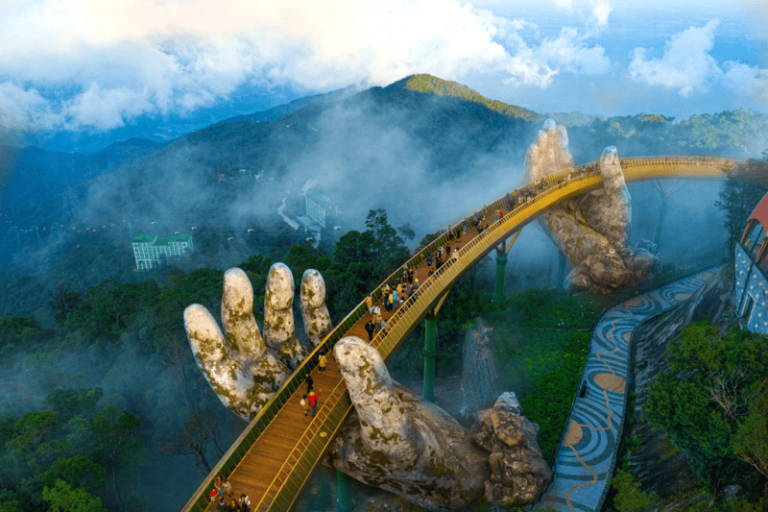 Introduction to the Golden Bridge in Vietnam