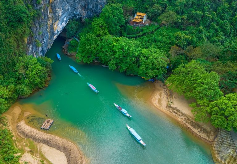 The Chay River unveils a stunning tapestry of emerald waters