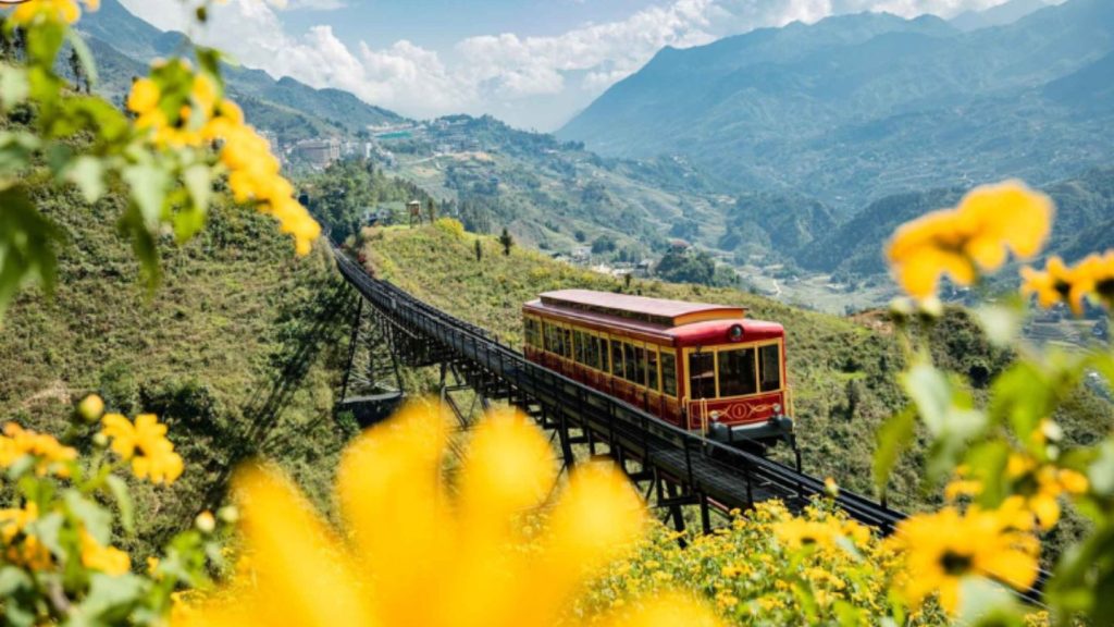 Experience the Muong Hoa Mountain train