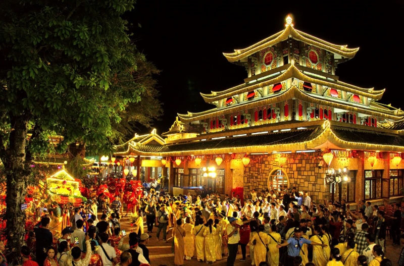 The Ba Chua Xu Pagoda is one of the most sacred sites in the Mekong Delta