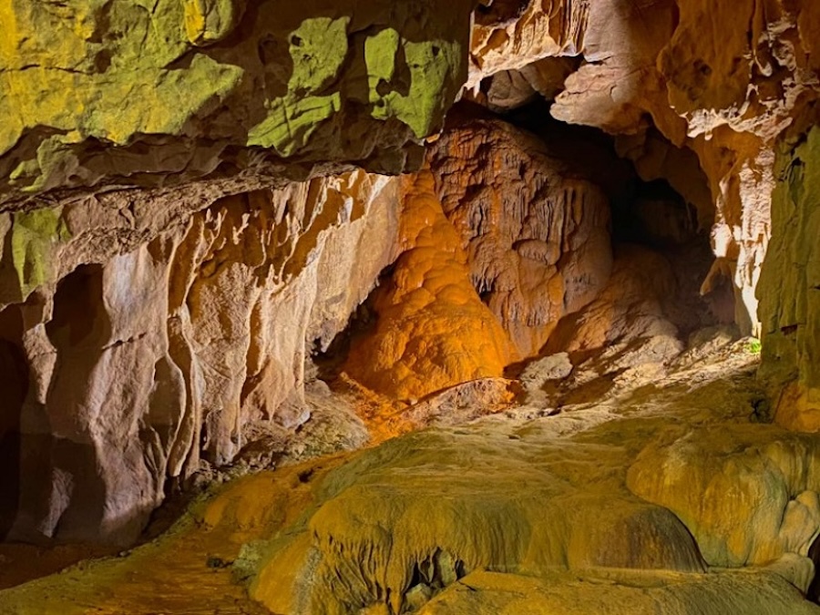 Admire the spectacular formations and shapes and colors diversity