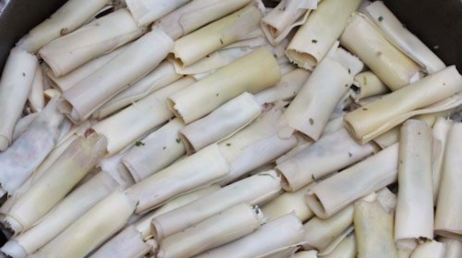 Bamboo Shoots Rolled with Meat (Măng cuốn thịt)