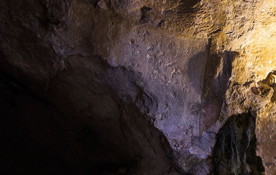 Unusual stalactites with unique shapes are found throughout the cave