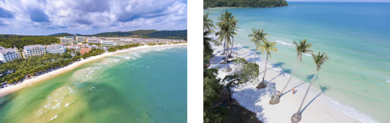 Sao Beach or Khem Beach? Sao Beach offers a lively atmosphere and stunning natural beauty, while Khem Beach serves as an ideal destination for those luxury resorts