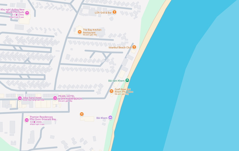 How to get to Khem Beach: Getting to Khem Beach from Phu Quoc International Airport