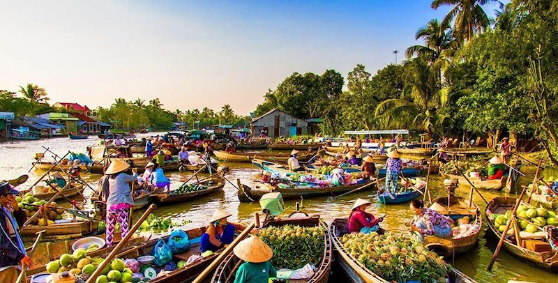 Tra On Floating Market