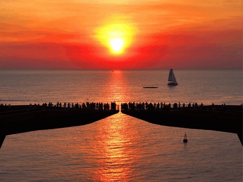 Capture the perfect sunset and island views