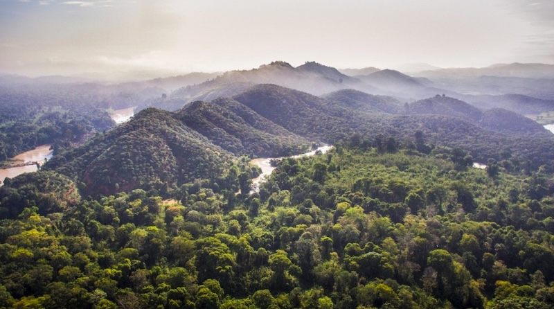 Majestic view of Phu Quoc National Park from above