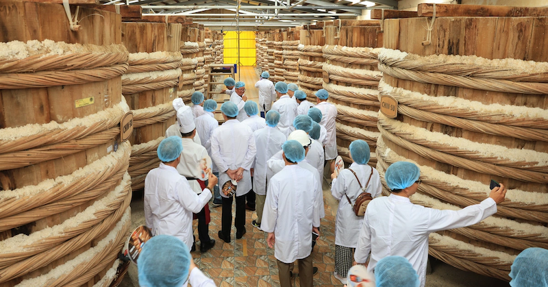 Observe the production process