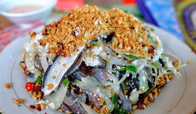 Vietnamese herring salad