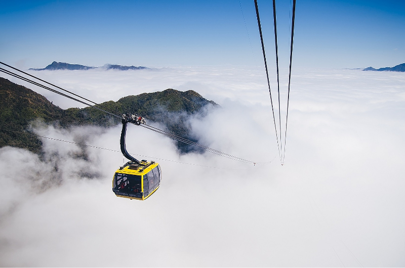 Fansipan cable car weather, always at a stable level to ensure safe travel for tourists