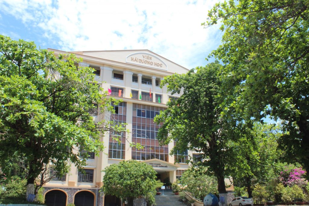 The Nha Trang Institute of Oceanography building in the morning