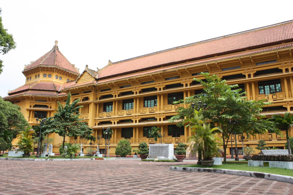 The beautiful architecture of the National Museum Of Vietnamese History