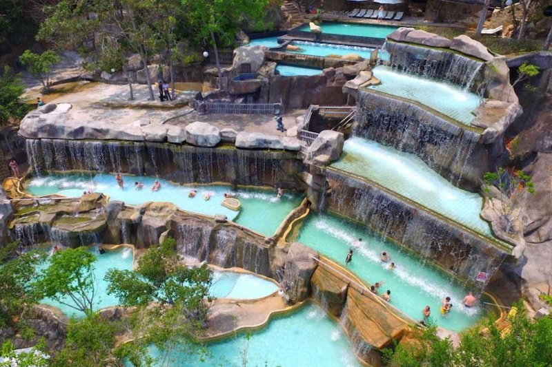 Thap Ba Hot Spring (about 2 km away)