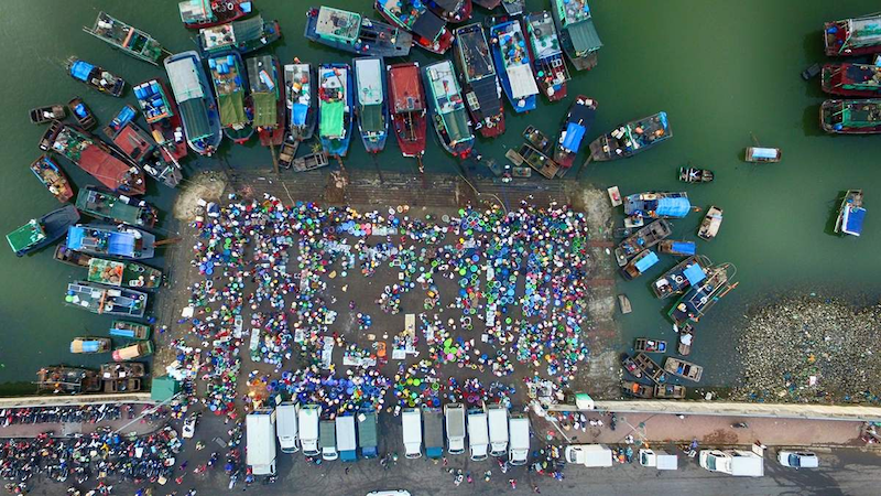 What is Hon Gai Market in Ha Long?