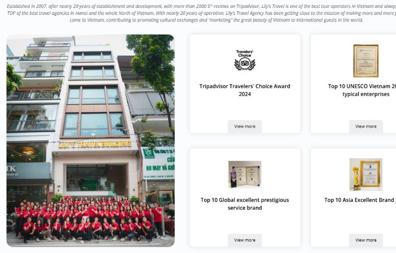 What evidence supports Lily's Travel’s trustworthiness