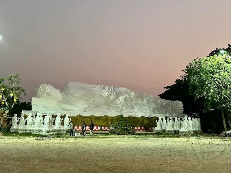 Go Ken Pagoda is one of the ancient and famous pagodas in Tay Ninh (Vietnam).