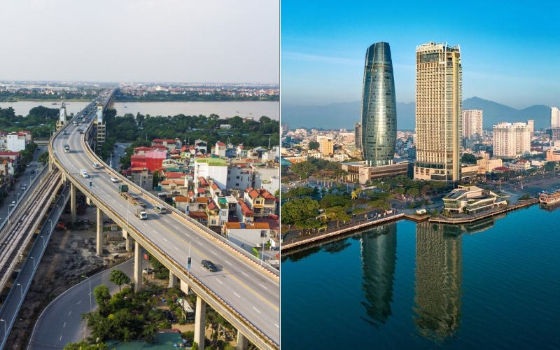 Accommodation styles and comfort level in Hanoi and Da Nang