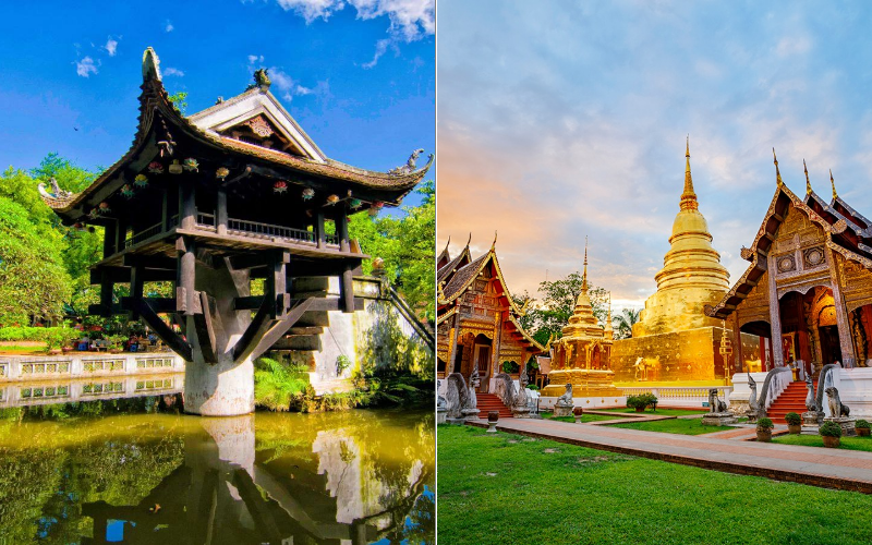 Cultural immersion experience in Hanoi and Chiang Mai