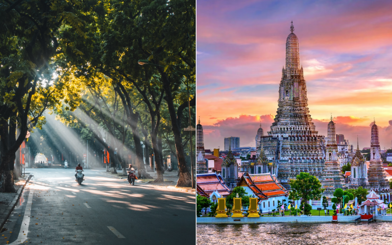 Hanoi or Bangkok, which one should you visit