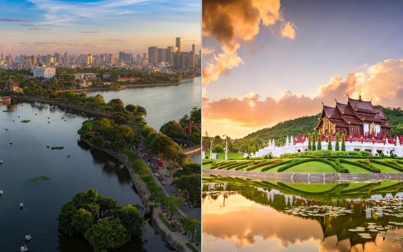 Hanoi or Chiang Mai, which destination matches your travel mood