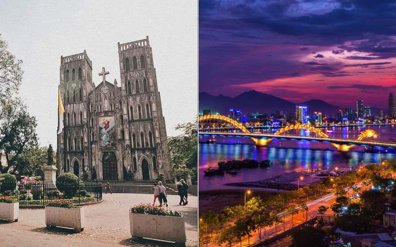 Hanoi or Da Nang, how travelers usually decide between the two