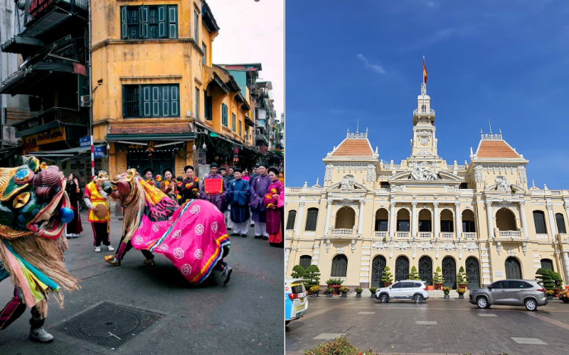 Historical and cultural attractions in Hanoi and Ho Chi Minh City