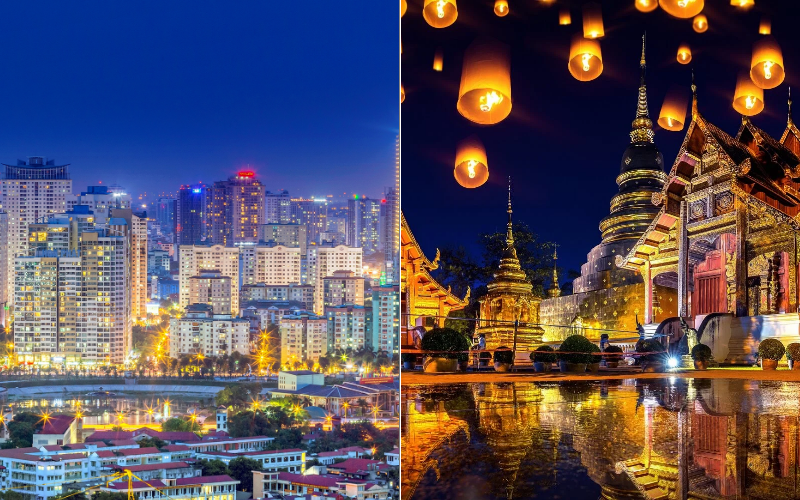 Nature and outdoor experiences around Hanoi and Chiang Mai