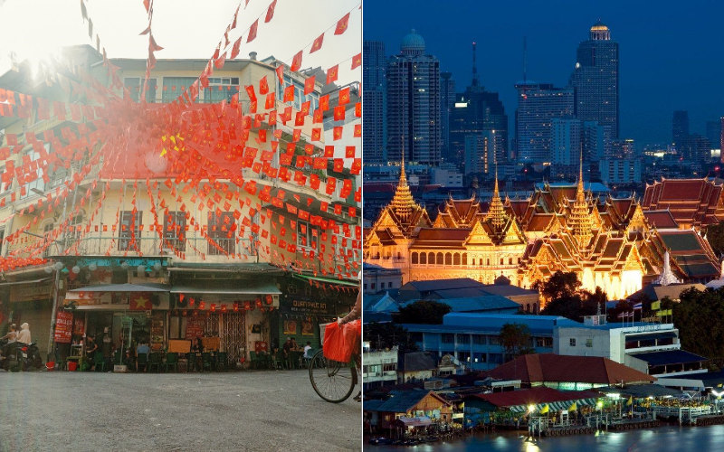 Nightlife and entertainment in Hanoi and Bangkok