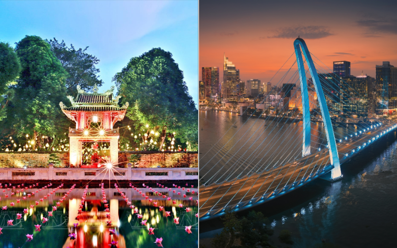 Weather and best time to visit Hanoi or Ho Chi Minh City
