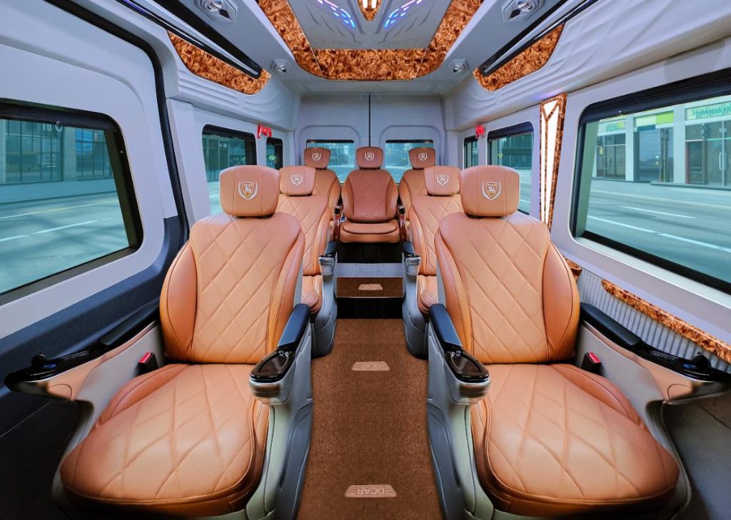 9 - Seater luxury limousine van