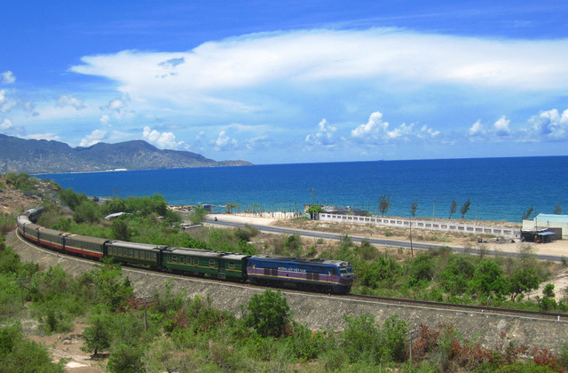The SPT2 train runs daily from Saigon Station directly to Phan Thiet Station